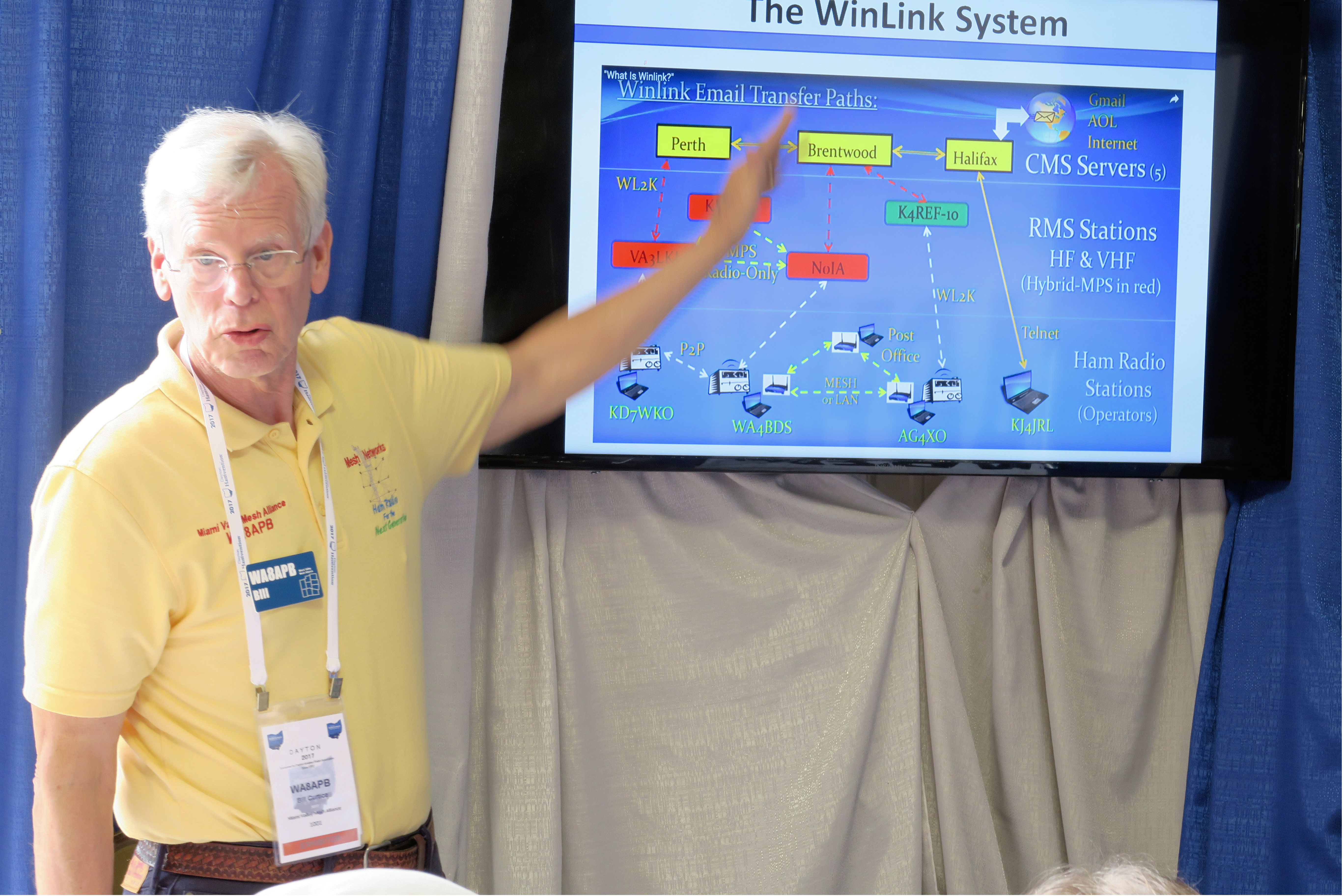 Hamvention 2017 WA8APB WinLink class B.jpg Amateur Radio Emergency